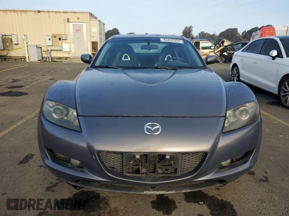 2006 Mazda RX-8 z VIN JM1FE173960204841, wystawiony jako Copart lot #85832354 z przebiegiem 129 871 mil mil oraz Czysty tytuł • Clean title. Historia ofert i sprzedaży dostępna na DreamBid. Obrazek 5.