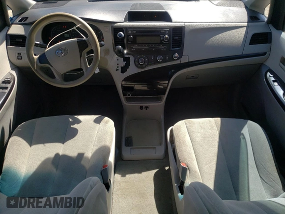2014 Toyota Sienna L with VIN 5TDZK3DC2ES500950, listed as a Copart auction lot 48524035 with 194,957 mi miles and Salvage Title. Bid and sale history available at carsss.com. Image 8.