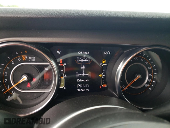 2022 Jeep Wrangler Unlimited Sport S z VIN 1C4HJXDG5NW109364, wystawiony jako Copart lot #55467853 z przebiegiem 34 742 mil mil oraz Szkoda całkowita • Salvage title. Historia ofert i sprzedaży dostępna na DreamBid. Obrazek 9.