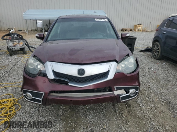 2010 Acura RDX Tech Pkg with VIN 5J8TB1H52AA004206, listed as a Copart auction lot 47984305 with 159,134 mi miles and Salvage Title. Bid and sale history available at carsss.com. Image 5.