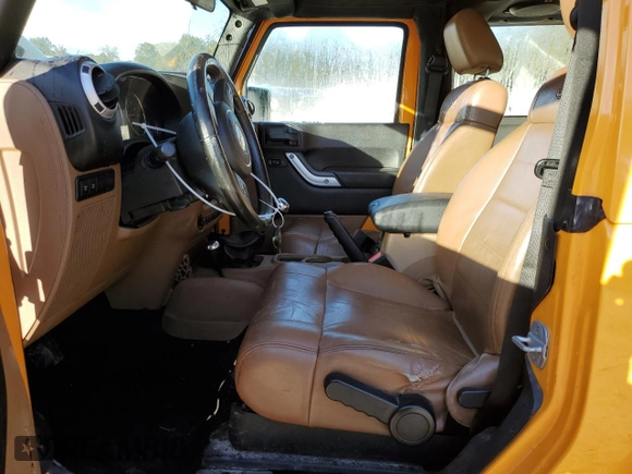 2012 Jeep Wrangler Rubicon with VIN 1C4BJWCG2CL135789, listed as a Copart auction lot 42556365 with 121,908 mi miles and Salvage title. Bid and sale history available at DreamBid. Image 7.