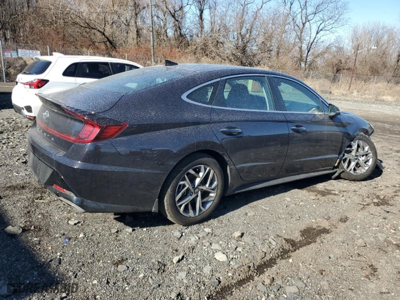 2023 Hyundai Sonata SEL with VIN KMHL14JA8PA282073, listed as a Copart auction lot 46910215 with 26,773 mi miles and Salvage Title. Bid and sale history available at carsss.com. Image 3.