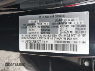 2022 Mazda CX-9 Touring Plus z VIN JM3TCBAY2N0619279, wystawiony jako IAAI lot #42373722 z przebiegiem 43 540 mil mil oraz . Historia ofert i sprzedaży dostępna na DreamBid. Obrazek 9.