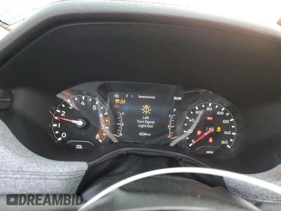 2024 Jeep Compass Latitude Lux с VIN 3C4NJDFN6RT101203, выставлен на аукционе Copart как лот 43558145 с пробегом 4 234 миль миль и На запчасти • Non repairable. История ставок и продаж доступна на DreamBid. Изображение 9.
