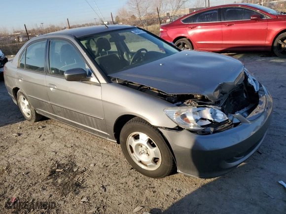 2004 Honda Civic with VIN JHMES96634S017559, listed as a Copart auction lot 48549775 with 130,379 mi miles and Salvage Title. Bid and sale history available at carsss.com. Image 4.