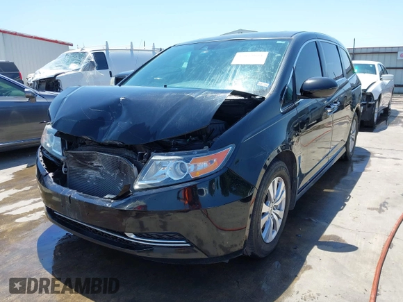 2016 Honda Odyssey EX-L with VIN 5FNRL5H61GB089853, listed as a IAAI auction lot 42019081 with 81,317 mi miles and . Bid and sale history available at DreamBid. Image 22.