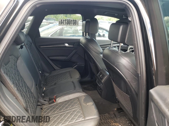 2022 Audi SQ5 Prestige with VIN WA1C4AFY1N2030814, listed as a Copart auction lot 60166714 with 35,197 mi miles and Salvage Title. Bid and sale history available at carsss.com. Image 11.