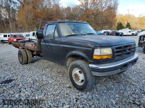1996 Ford F-350 with VIN 1FDLF47F7TEA53763, listed as a Copart auction lot 85574414 with Not provided miles and Salvage title. Bid and sale history available at DreamBid. Image 1.