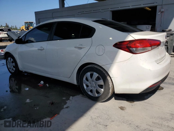 2017 Kia Forte LX with VIN 3KPFK4A75HE027818, listed as a Copart auction lot 51039415 with 163,743 mi miles and Non Repairable. Bid and sale history available at carsss.com. Image 2.