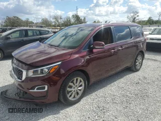 2020 Kia Sedona EX with VIN KNDMB5C11L6575173, listed as a Copart auction lot 80543714 with 34,436 mi miles and Non Repairable. Bid and sale history available at carsss.com. Image 1.