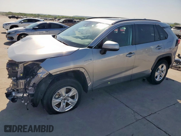 2021 Toyota RAV4 Hybrid XLE with VIN 4T3RWRFV0MU036978, listed as a Copart auction lot 52803505 with 21,085 mi miles and Salvage Title. Bid and sale history available at carsss.com. Image 1.