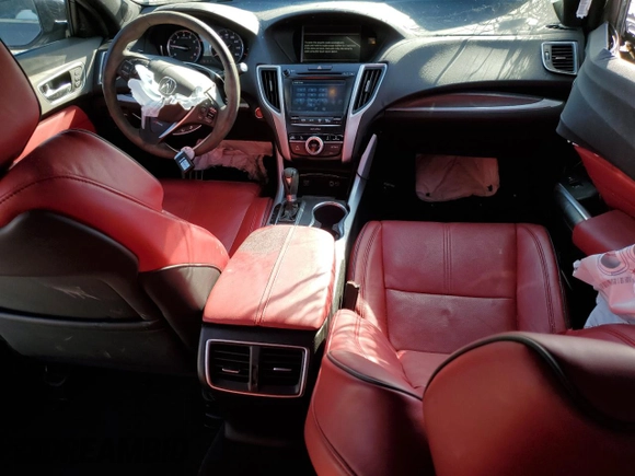 2020 Acura TLX w/A-Spec Pkg with VIN 19UUB1F69LA008949, listed as a Copart auction lot 82822814 with 57,244 mi miles and Non Repairable. Bid and sale history available at carsss.com. Image 8.