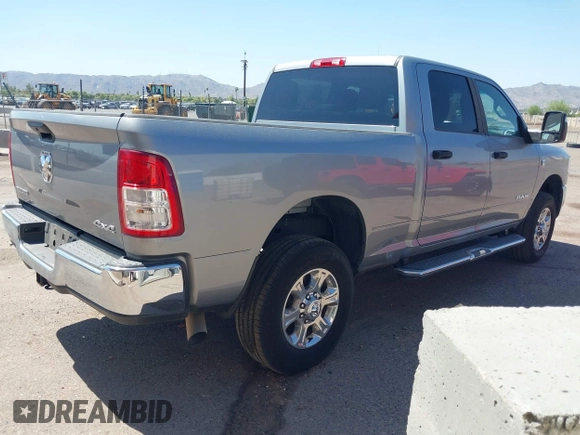 2024 Ram 2500 Big Horn with VIN 3C6UR5DL5RG100751, listed as a IAAI auction lot 42581273 with 15,353 mi miles and . Bid and sale history available at DreamBid. Image 4.