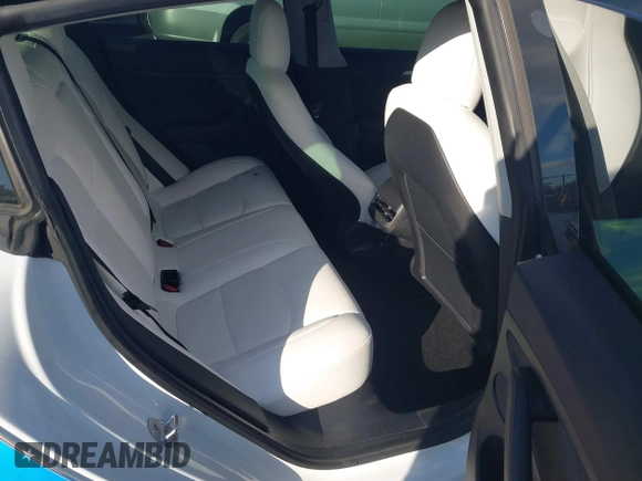 2021 Tesla Model 3 Long Range with VIN 5YJ3E1EB6MF053940, listed as a IAAI auction lot 41344978 with 38,544 mi miles and . Bid and sale history available at DreamBid. Image 8.