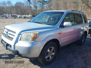 2007 Honda Pilot EX-L with VIN 2HKYF18667H528655, listed as a IAAI auction lot 41902313 with 183,504 mi miles and . Bid and sale history available at DreamBid. Image 2.