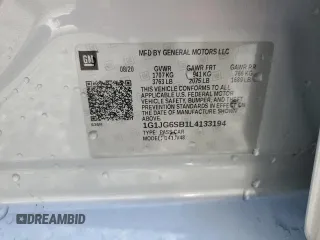 2020 Chevrolet Sonic LT with VIN 1G1JG6SB1L4133194, listed as a Copart auction lot 59004335 with 115,274 mi miles and Non repairable. Bid and sale history available at DreamBid. Image 13.