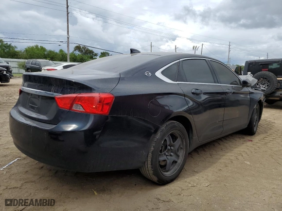 2017 Chevrolet Impala LS with VIN 2G11X5SA5H9156385, listed as a Copart auction lot 70059334 with 143,328 mi miles and Salvage Title. Bid and sale history available at carsss.com. Image 3.