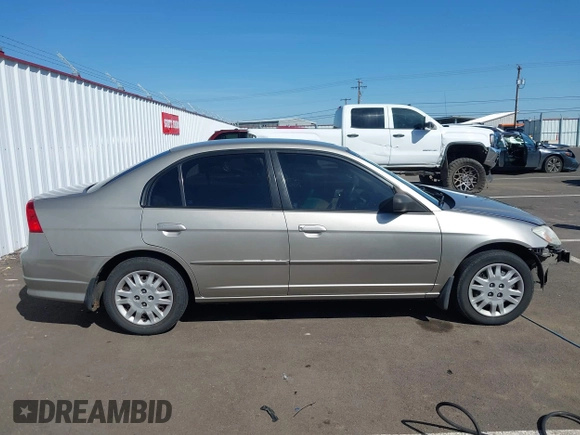 2004 Honda Civic LX with VIN 2HGES16514H531364, listed as a IAAI auction lot 42019042 with 185,481 mi miles and . Bid and sale history available at DreamBid. Image 13.