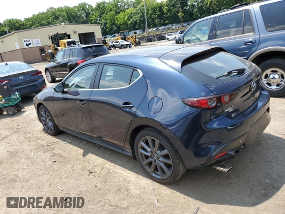 2021 Mazda Mazda3 Hatchback Preferred with VIN JM1BPBLL7M1344348, listed as a Copart auction lot 62594054 with 37,501 mi miles and Salvage Title. Bid and sale history available at carsss.com. Image 2.