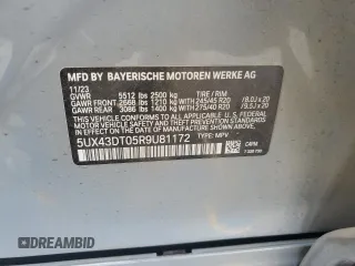 2024 BMW X4 M40i z VIN 5UX43DT05R9U81172, wystawiony jako Copart lot #50378605 z przebiegiem 12 198 mil mil oraz Szkoda całkowita • Salvage title. Historia ofert i sprzedaży dostępna na DreamBid. Obrazek 12.