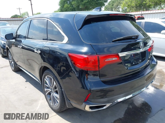 2019 Acura MDX Technology z VIN 5J8YD3H51KL000634, wystawiony jako IAAI lot #42056934 z przebiegiem 103 411 mil mil oraz . Historia ofert i sprzedaży dostępna na DreamBid. Obrazek 3.