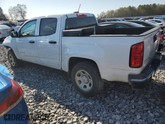 2022 Chevrolet Colorado 2WD Work Truck with VIN 1GCGSBEN9N1333422, listed as a Copart auction lot 42494425 with 77,822 mi miles and Salvage title. Bid and sale history available at DreamBid. Image 2.