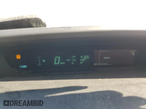 2015 Toyota Prius Four with VIN JTDKN3DU8F1885592, listed as a Copart auction lot 62316715 with 339,345 mi miles and Salvage title. Bid and sale history available at DreamBid. Image 9.