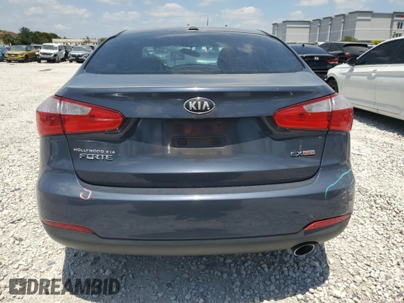 2015 Kia Forte EX with VIN KNAFX4A86F5282896, listed as a Copart auction lot 53327525 with 110,739 mi miles and Salvage Title. Bid and sale history available at carsss.com. Image 6.