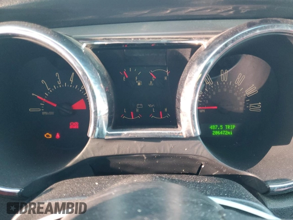 2006 Ford Mustang Standard with VIN 1ZVFT84N565105356, listed as a Copart auction lot 46710375 with 206,472 mi miles and Salvage Title. Bid and sale history available at carsss.com. Image 9.