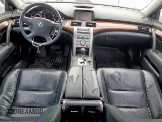 2006 Acura RL with VIN JH4KB16596C010835, listed as a Copart auction lot 54593615 with 253,575 mi miles and Salvage Title. Bid and sale history available at DreamBid. Image 8.