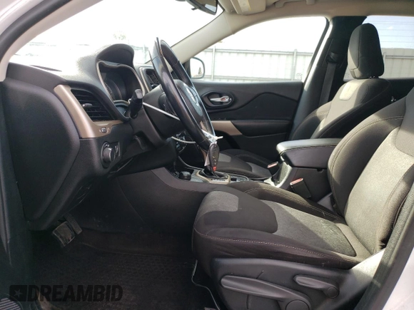 2017 Jeep Cherokee Sport with VIN 1C4PJMAB7HW576356, listed as a Copart auction lot 52159205 with 87,812 mi miles and Salvage Title. Bid and sale history available at carsss.com. Image 7.