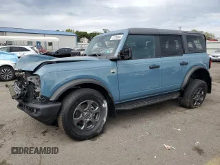 2021 Ford Bronco with VIN 1FMEE5BP8MLA68271, listed as a Copart auction lot 72126884 with 36,942 mi miles and Salvage Title. Bid and sale history available at carsss.com. Image 1.