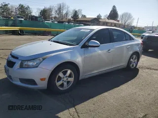 2013 Chevrolet Cruze 1LT with VIN 1G1PC5SB2D7239167, listed as a Copart auction lot 52328535 with 124,008 mi miles and Salvage Title. Bid and sale history available at carsss.com. Image 1.