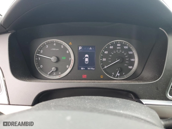 2016 Hyundai Sonata 2.4L Sport with VIN 5NPE34AF0GH422970, listed as a Copart auction lot 50966565 with 78,115 mi miles and Salvage Title. Bid and sale history available at carsss.com. Image 9.