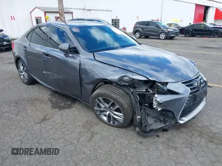2020 Lexus IS 300 with VIN JTHA81F23L5040784, listed as a IAAI auction lot 42271140 with 43,526 mi miles and . Bid and sale history available at DreamBid. Image 1.