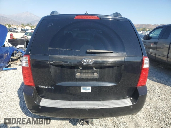 2010 Kia Sedona LX with VIN KNDMG4C38A6327139, listed as a Copart auction lot 72758954 with 172,870 mi miles and Salvage Title. Bid and sale history available at carsss.com. Image 6.