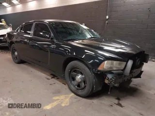 2012 Dodge Charger Police with VIN 2C3CDXAT6CH288100, listed as a IAAI auction lot 41982139 with 90,112 mi miles. Bid and sale history available at carsss.com. Image 1.