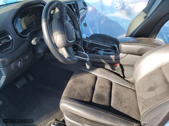 2022 Dodge Durango GT with VIN 1C4RDJDG5NC135523, listed as a Copart auction lot 81766714 with 24,503 mi miles and Salvage Title. Bid and sale history available at carsss.com. Image 7.