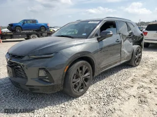 2019 Chevrolet Blazer RS with VIN 3GNKBERS0KS643407, listed as a Copart auction lot 53789695 with 118,627 mi miles and Salvage Title. Bid and sale history available at carsss.com. Image 1.
