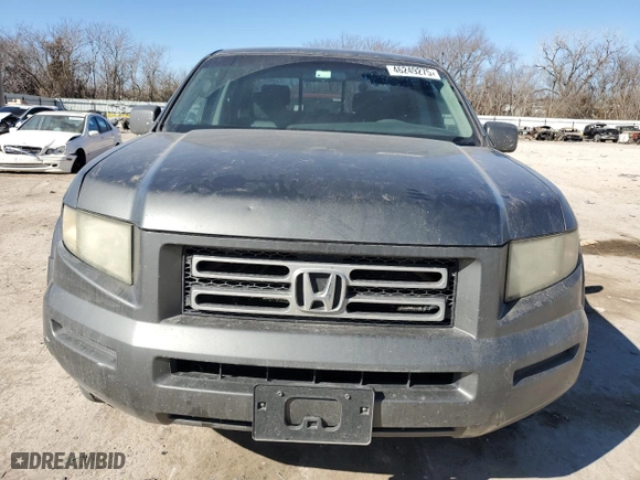 2007 Honda Ridgeline RTS with VIN 2HJYK16497H551395, listed as a Copart auction lot 46249275 with 174,642 mi miles and Salvage Title. Bid and sale history available at carsss.com. Image 5.