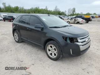 2013 Ford Edge SEL with VIN 2FMDK3J96DBA32879, listed as a Copart auction lot 52179735 with 236,359 mi miles and Salvage Title. Bid and sale history available at carsss.com. Image 4.
