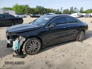2023 Mercedes-Benz CLA 250 z VIN W1K5J4GB1PN419611, wystawiony jako Copart lot #54845295 z przebiegiem 20 880 mil mil oraz Szkoda całkowita • Salvage title. Historia ofert i sprzedaży dostępna na DreamBid. Obrazek 1.