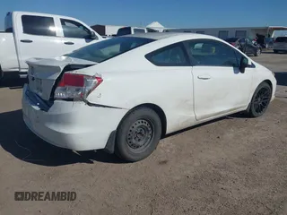 2012 Honda Civic Cpe LX with VIN 2HGFG3B55CH532863, listed as a IAAI auction lot 41718076 with 225,933 mi miles. Bid and sale history available at carsss.com. Image 4.