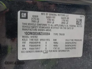 2011 Chevrolet Silverado 1500 LT with VIN 1GCRKSE39BZ300084, listed as a IAAI auction lot 41943867 with 157,056 mi miles and . Bid and sale history available at DreamBid. Image 9.