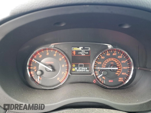 2015 Subaru WRX with VIN JF1VA1A68F9812068, listed as a Copart auction lot 60784075 with 135,654 mi miles and Salvage title. Bid and sale history available at DreamBid. Image 9.
