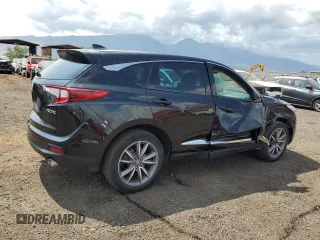 2020 Acura RDX Technology with VIN 5J8TC1H58LL002061, listed as a Copart auction lot 51176745 with 57,037 mi miles and Salvage title. Bid and sale history available at DreamBid. Image 3.