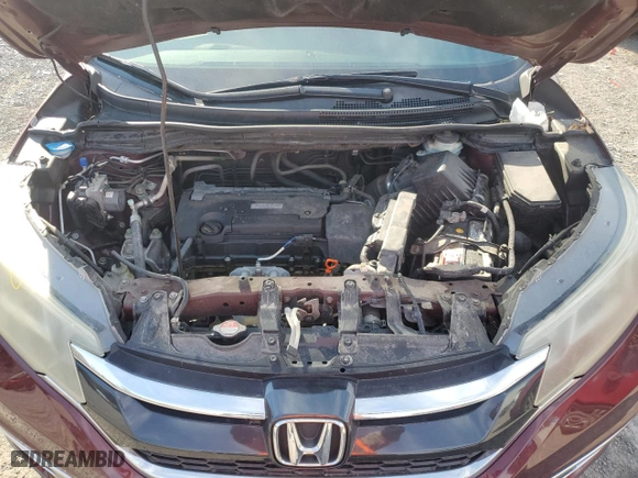 2016 Honda CR-V EX-L with VIN 2HKRM3H71GH524365, listed as a Copart auction lot 49583335 with 85,804 mi miles and Salvage Title. Bid and sale history available at carsss.com. Image 12.