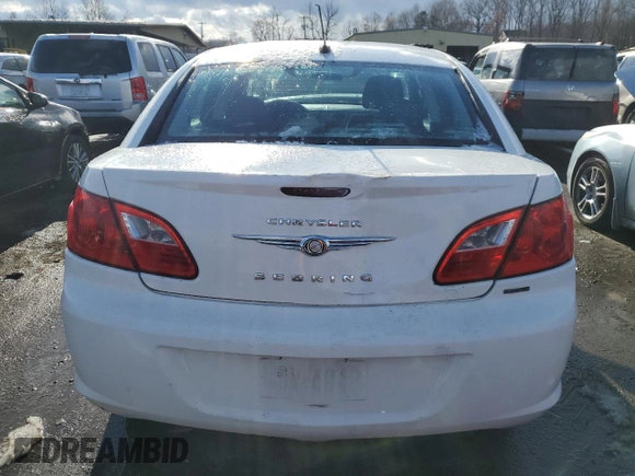 2010 Chrysler Sebring Touring with VIN 1C3CC4FB3AN123448, listed as a Copart auction lot 82329464 with 0 mi miles and Salvage Title. Bid and sale history available at carsss.com. Image 6.