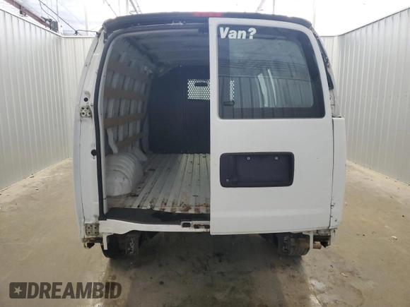 2023 Chevrolet Express Cargo with VIN 1GCWGAFP9P1126958, listed as a Copart auction lot 63655535 with 24,564 mi miles and Clean title. Bid and sale history available at DreamBid. Image 6.
