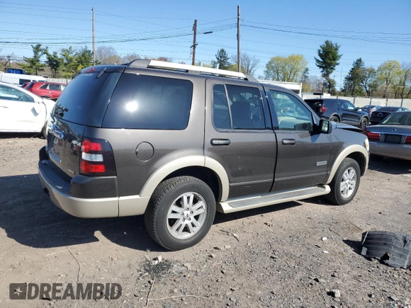 2006 Ford Explorer Eddie Bauer with VIN 1FMEU74E36UB72819, listed as a Copart auction lot 53334565 with 183,503 mi miles and Salvage Title. Bid and sale history available at carsss.com. Image 3.